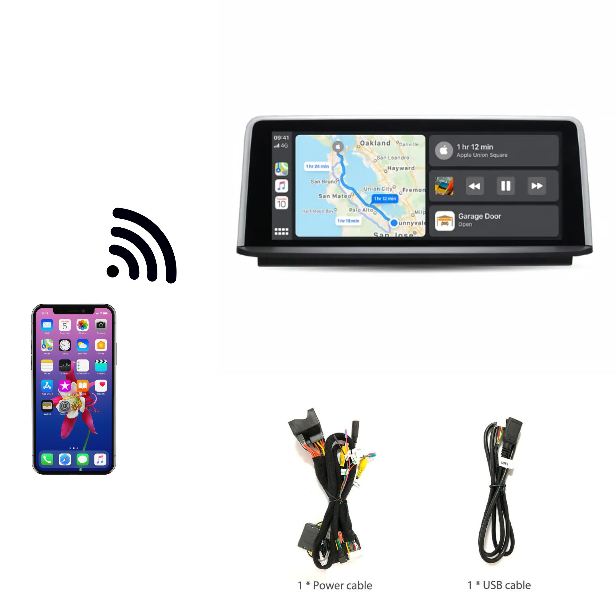 BMW 3 & 4 Series Wireless CarPlay & Android Auto Touch Screen Multimedia Display Upgrade NBT/EVO F30 F31 F32 F33 F34 F36