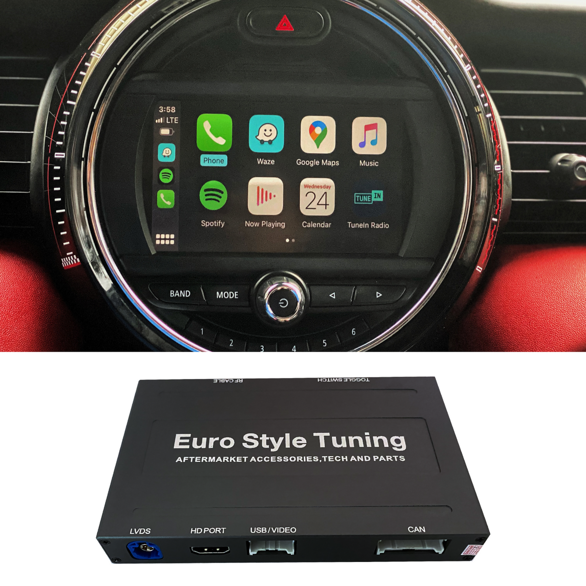 Wireless Carplay & Android Auto Retrofit for Mini 2012-2017