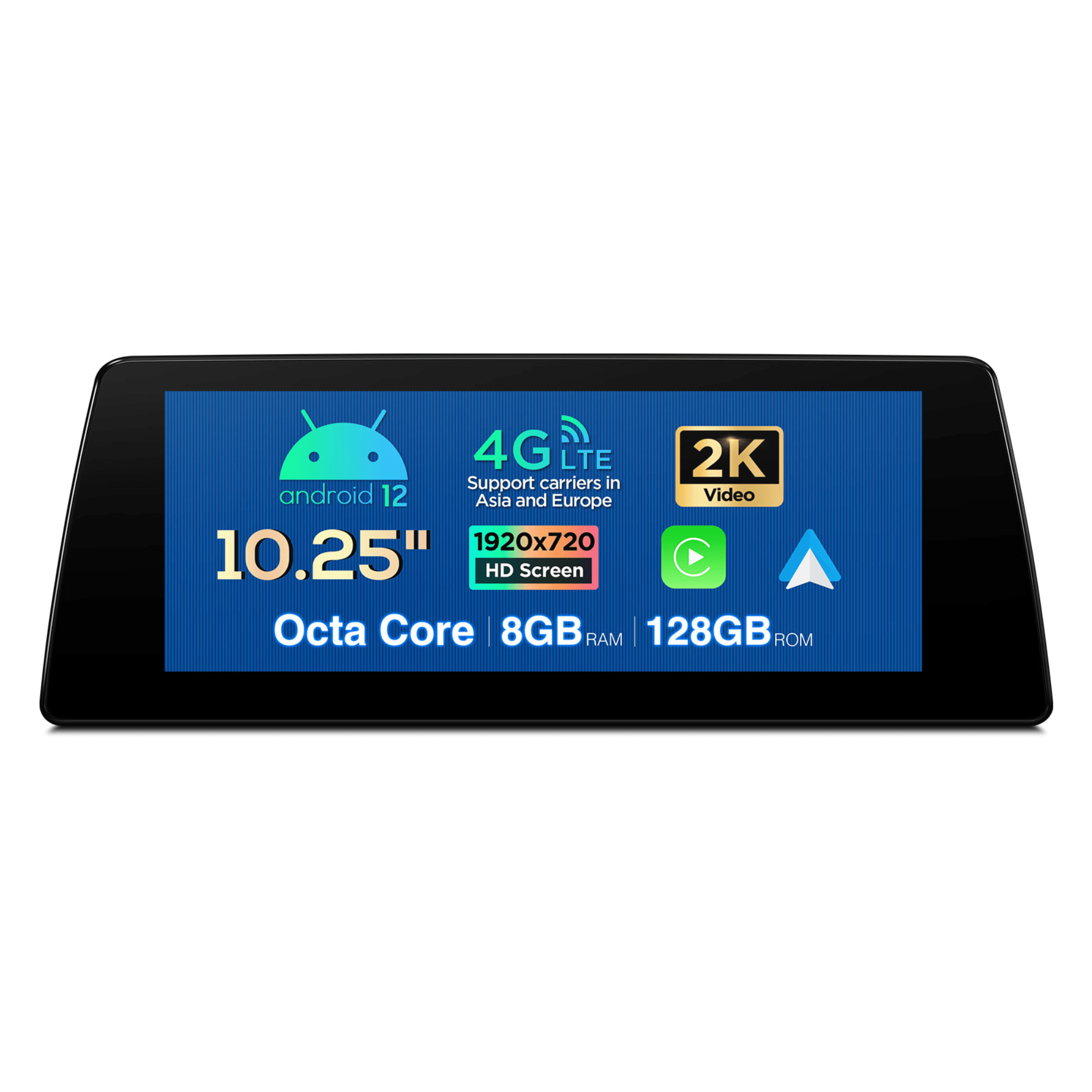 10.2inch Android 12 HD IPS Display for 2005-2013 3 Series E9X BMW CCC CIC iDrive - Apple CarPlay & Android Auto