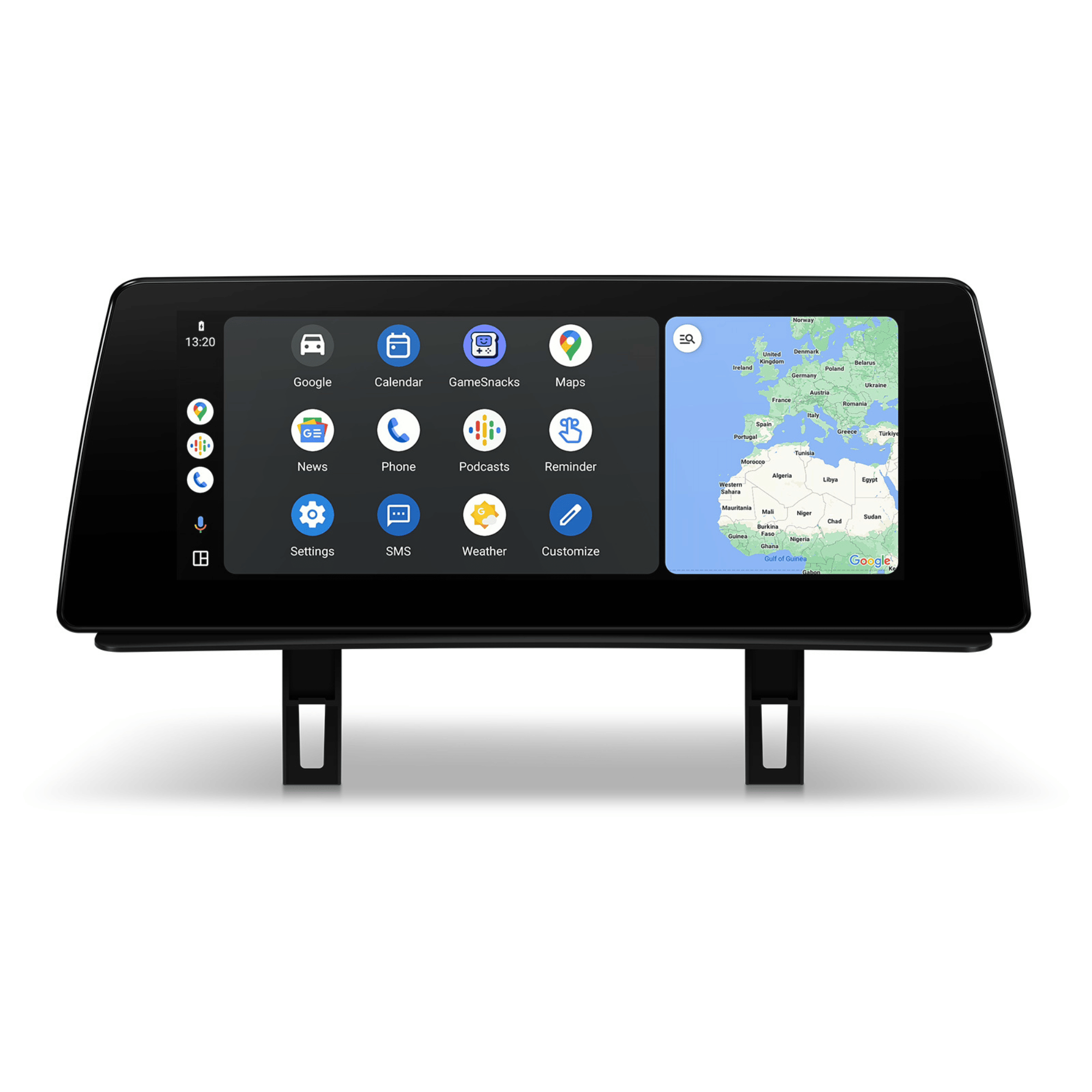 10.2inch Android 12 HD IPS Display for 2004-2013 E8X 1 Series CCC CIC iDrive, Wireless Apple CarPlay & Android Auto