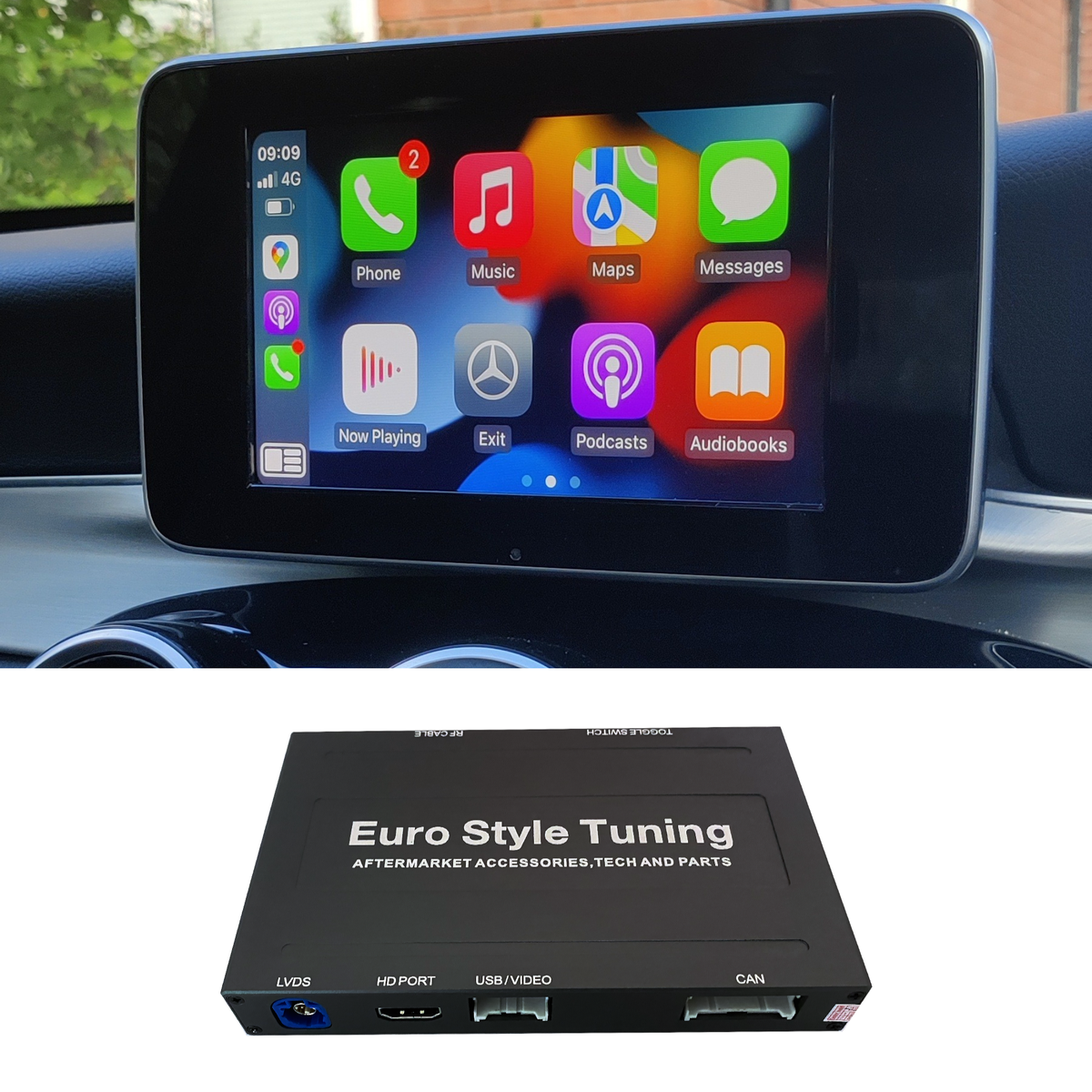 Wireless Carplay & Android Auto Retrofit for Mercedes 2009+ NTG 4.5/NTG 4.7/ NTG 5